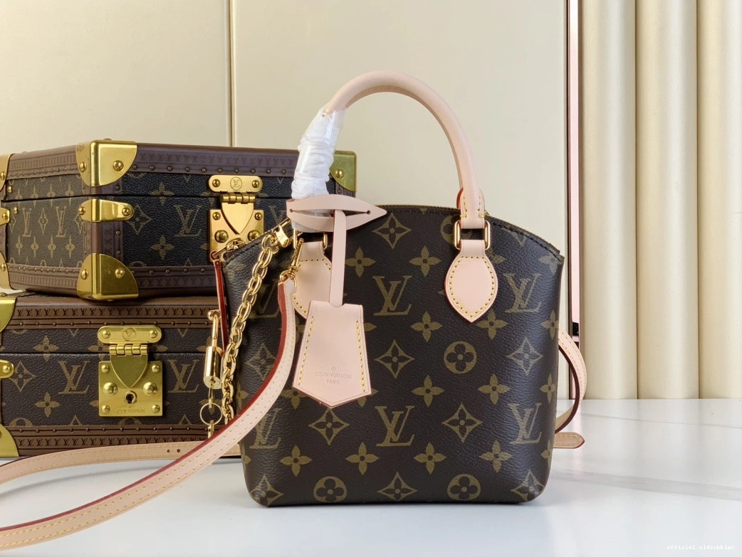 Official oldcobbler BB-15*19*7CM VUITTON LOUIS Lockit 0711